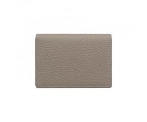 MORRI COWHIDE SHORT WALLET - KHAKI