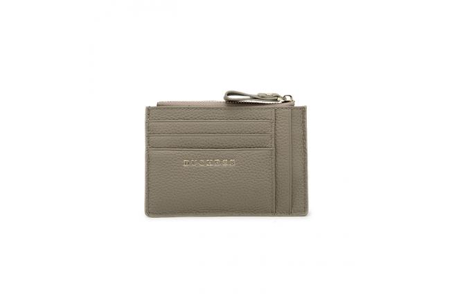 JOLLY COWHIDE CARD HOLDER - KHAKI