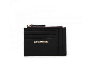 JOLLY COWHIDE CARD HOLDER - BLACK (BACK ORDER)