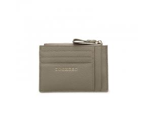 JOLLY COWHIDE CARD HOLDER - KHAKI