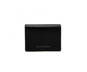 SOME COWHIDE CARD HOLDER - BLACK (BACK ORDER)