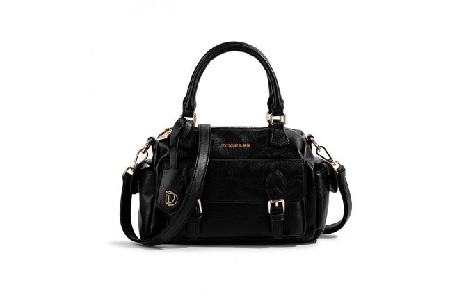 MACY BOSTON BAG - BLACK