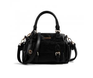 MACY BOSTON BAG - BLACK (BACK ORDER)