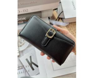 NEKA LONG WALLET - BLACK