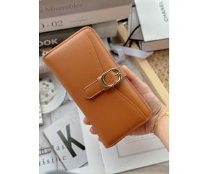 NEKA LONG WALLET - BROWN